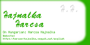 hajnalka harcsa business card